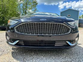 2020 FORD FUSION SEDAN 4-CYL, ECOBOOST, TURBO, 2.0 LITER TITANIUM SEDAN 4D at T&T Repairables - used car dealership in Spencer, Indiana.