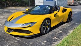 2023 FERRARI SF90 CONVERTIBLE V8, HYBRID, TWIN TURBO, 4.0 LITER SPIDER CONVERTIBLE 2D