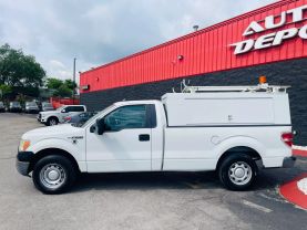 2010 FORD F150 REGULAR CAB PICKUP V8, 16V, 4.6 LITER STX PICKUP 2D 6 1/2 FT