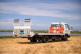1997 TOYOTA DYNA TRUCK 15B-FT CAR HAULER