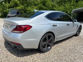 2019 GENESIS G70 SEDAN V6, TWIN TURBO, 3.3 LITER 3.3T ADVANCED SEDAN 4D at T&T Repairables - used car dealership in Spencer, Indiana.