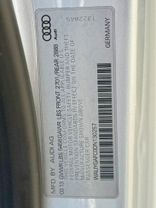 2013 AUDI A7 SEDAN V6, SUPERCHARGED, 3.0 LITER PREMIUM PLUS SEDAN 4D