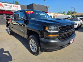 2018 CHEVROLET SILVERADO 1500 CREW CAB PICKUP V8, ECOTEC3, 5.3 LITER WORK TRUCK PICKUP 4D 5 3/4 FT