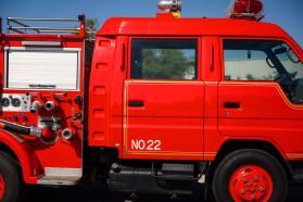 1997 TOYOTA DYNA TRUCK 15B FIRE TRUCK