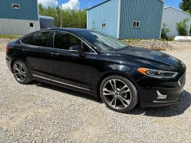 2020 FORD FUSION SEDAN 4-CYL, ECOBOOST, TURBO, 2.0 LITER TITANIUM SEDAN 4D at T&T Repairables - used car dealership in Spencer, Indiana.