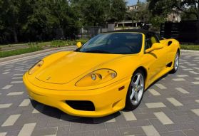 2001 FERRARI 360 SPYDER "MANUAL GATED 6-SPEED COUPE - 2