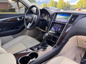 2019 INFINITI Q50 SEDAN V6, TWIN TURBO, 3.0 LITER 3.0T LUXE SEDAN 4D