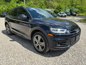 2020 AUDI Q5 SUV 4-CYL, TURBO, 2.0 LITER 45 TFSI PRESTIGE SPORT UTILITY 4D at T&T Repairables - used car dealership in Spencer, Indiana.