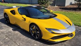 2023 FERRARI SF90 CONVERTIBLE V8, HYBRID, TWIN TURBO, 4.0 LITER SPIDER CONVERTIBLE 2D