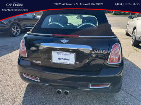 2013 MINI CONVERTIBLE CONVERTIBLE 4-CYL, TURBO, 1.6 LITER COOPER S CONVERTIBLE 2D