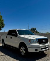2007 FORD F150 SUPERCREW CAB PICKUP V8, FLEX FUEL, 5.4 LITER XLT PICKUP 4D 5 1/2 FT