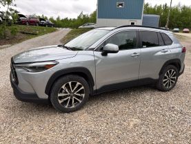 2022 TOYOTA COROLLA CROSS SUV 4-CYL, 2.0 LITER XLE SPORT UTILITY 4D at T&T Repairables - used car dealership in Spencer, Indiana.