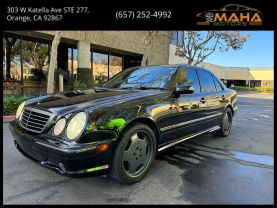 2000 MERCEDES-BENZ E-CLASS SEDAN V8, 5.5 LITER E 55 AMG SEDAN 4D