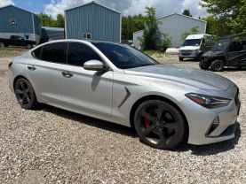 2019 GENESIS G70 SEDAN V6, TWIN TURBO, 3.3 LITER 3.3T ADVANCED SEDAN 4D at T&T Repairables - used car dealership in Spencer, Indiana.