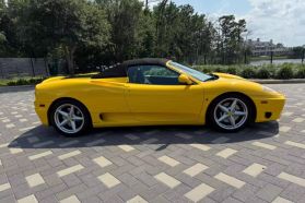 2001 FERRARI 360 SPYDER "MANUAL GATED 6-SPEED COUPE - 2