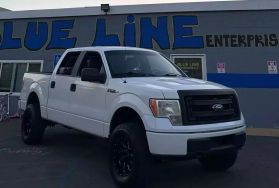 2013 FORD F150 SUPERCREW CAB PICKUP V8, FLEX FUEL, 5.0 LITER XL PICKUP 4D 5 1/2 FT
