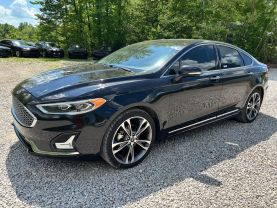 2020 FORD FUSION SEDAN 4-CYL, ECOBOOST, TURBO, 2.0 LITER TITANIUM SEDAN 4D at T&T Repairables - used car dealership in Spencer, Indiana.