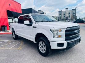 2015 FORD F150 SUPERCREW CAB PICKUP V6, ECOBOOST, TT, 3.5L LARIAT PICKUP 4D 5 1/2 FT