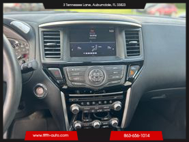 2017 NISSAN PATHFINDER SUV V6, 3.5 LITER S SPORT UTILITY 4D