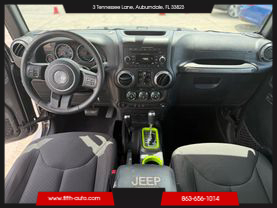 2017 JEEP WRANGLER UNLIMITED SUV V6, 3.6 LITER SPORT SUV 4D