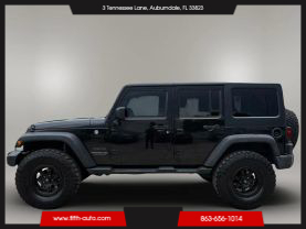 2016 JEEP WRANGLER SUV V6, 3.6 LITER UNLIMITED SPORT SUV 4D