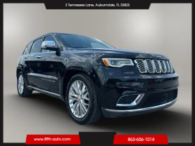 2018 JEEP GRAND CHEROKEE SUV V6, VVT, 3.6 LITER SUMMIT SPORT UTILITY 4D