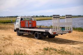 1997 TOYOTA DYNA TRUCK 15B-FT CAR HAULER
