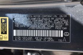 2010 LEXUS HS SEDAN 4-CYL, HYBRID, 2.4 LITER HS 250H SEDAN 4D