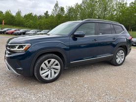 2021 VOLKSWAGEN ATLAS SUV V6, 3.6 LITER SEL 4MOTION (2021.5) SPORT UTILITY 4D at T&T Repairables - used car dealership in Spencer, Indiana.