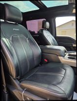 2017 FORD F250 SUPER DUTY CREW CAB PICKUP V8, TURBO DIESEL, 6.7L PLATINUM PICKUP 4D 6 3/4 FT