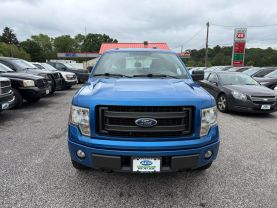 2013 FORD F150 SUPER CAB PICKUP V8, FLEX FUEL, 5.0 LITER STX PICKUP 4D 6 1/2 FT