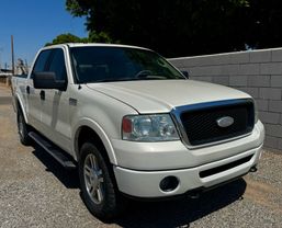2007 FORD F150 SUPERCREW CAB PICKUP V8, FLEX FUEL, 5.4 LITER XLT PICKUP 4D 5 1/2 FT