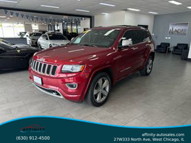 2014 JEEP GRAND CHEROKEE SUV V8, 5.7 LITER OVERLAND SPORT UTILITY 4D