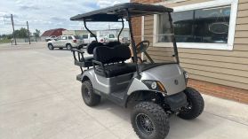 2019 YAMAHA QUIETECH GAS GOLF CART LIFTED, REAR SEAT - - -