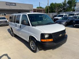2014 CHEVROLET EXPRESS 1500 PASSENGER PASSENGER V8, FLEX FUEL, 5.3 LITER LS VAN 3D at Motors On Wheels - used car dealership in Houston, Texas.