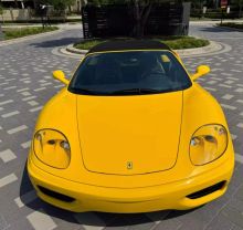2001 FERRARI 360 SPYDER "MANUAL GATED 6-SPEED COUPE - 2