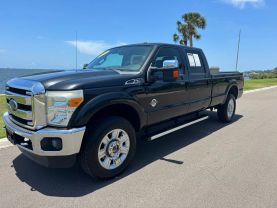 2015 FORD F350 SUPER DUTY CREW CAB PICKUP V8, TURBO DIESEL, 6.7L LARIAT PICKUP 4D 8 FT
