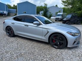 2019 GENESIS G70 SEDAN V6, TWIN TURBO, 3.3 LITER 3.3T ADVANCED SEDAN 4D at T&T Repairables - used car dealership in Spencer, Indiana.
