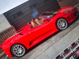 2008 FERRARI F430 CONVERTIBLE V8, 4.3 LITER SPIDER CONVERTIBLE 2D