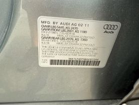2011 AUDI Q5 SUV 4-CYL, TURBO, 2.0 LITER 2.0T QUATTRO PREMIUM SPORT UTILITY 4D