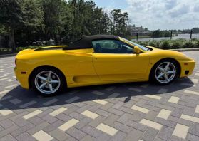 2001 FERRARI 360 SPYDER "MANUAL GATED 6-SPEED COUPE - 2