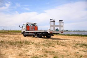 1997 TOYOTA DYNA TRUCK 15B-FT CAR HAULER