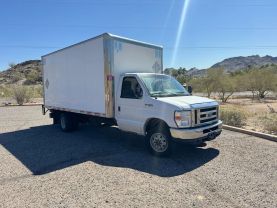 2012 FORD E450 COMMERCIAL VANS CARGO 6.8L V10 EFI XL PICKUP 4D 8 FT