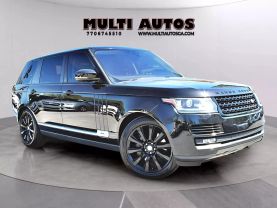 2017 LAND ROVER RANGE ROVER SUV V8, SUPERCHARGED, 5.0 LITER SUPERCHARGED LWB SPORT UTILITY 4D