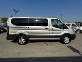 2015 FORD TRANSIT 150 WAGON PASSENGER V6, FLEX FUEL, 3.7 LITER XLT W/LOW ROOF W/SLIDING SIDE DOOR VAN 3D