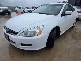 2007 HONDA ACCORD COUPE V6, VTEC, 3.0 LITER EX-L COUPE 2D