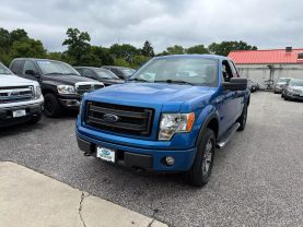 2013 FORD F150 SUPER CAB PICKUP V8, FLEX FUEL, 5.0 LITER STX PICKUP 4D 6 1/2 FT