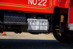 1997 TOYOTA DYNA TRUCK 15B FIRE TRUCK