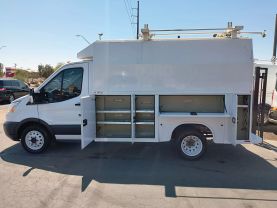 2018 FORD TRANSIT CUTAWAY CUTAWAY V6, FLEX FUEL, 3.7 LITER 350 HD CUTAWAY VAN 2D