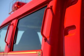 1997 TOYOTA DYNA TRUCK 15B FIRE TRUCK
